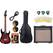 Ibanez GRX70QA-TRB Transparent Red Burst Starter Set