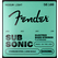 Fender SubSonic 9050ML Medium Light Stainless Steel Flatwound