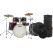 Pearl Export EXX725SNBR/C864 Batterie Satin Scarlet Set avec Sacs