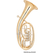 Miraphone Bb Tenor Horn 47WL4 Loimayr Brass/Gold Brass 4-Valve