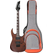 Ibanez GRG121DX-WNF E-Gitarre Walnut Flat Gigbag Set