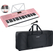 McGrey LK-6120-MIC Teclado Con Teclas Iluminadas y Micrófono - Set Con Funda Rosa