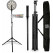 Pronomic DA-45S BK Dartboard Ständer Schwarz Set inkl. Transporttasche