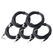 Pronomic Stage INST-A-10 Right-Angle Jack Cable 5x Set 10m, 1.5mm