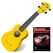 Classic Cantabile US-100 YE Ukulélé Soprano Jaune - Set Avec Livret