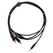 Pronomic Stage J3RC-1,5m audiokabel 3,5mm stereo-jack/cinch 1,5m zwart
