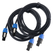 Pronomic pro-line BOXSP2-5 Cable de Altavoz Compatible con Speakon 5m Juego de 2