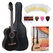 GEWA Student Electro 4/4 Guitarra Clásica Conjunto Inicial Negra