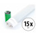 Showlite LED Tube T8W18K45F-1200 1200mm 15-Piece Set (Daylight White 4500K)
