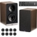 ELAC Debut ConneX B41 Aktivlautsprecher Walnut Oehlbach Set