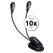 Showlite Bright Light 4 LED Lampe de Pupitre 10 pièces