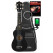 Classic Cantabile US-50 BK sopraan ukulele zwart set