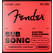 Fender SubSonic 9050CL Custom Light Stainless Steel Flatwound