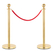 Stagecaptain PLS-150 Deluxe 2.1-200G Barrière de Sécurité Système de Guidage 2,0m Or