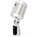 Pronomic DM-66S Elvis Micrófono Dinámico Plata/Blanco