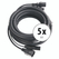 Pronomic Stage IECD-5 DMX Hybrid Cable C/DMX 5m 5x Set