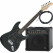 Rocktile Pro ST60-BK Guitarra Eléctrica All Black Set AK30A