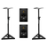 Adam Audio T7V Set inkl. Boxenstative