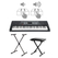 FunKey 61 Edition Touch negro Set incl. soporte para teclado + banco