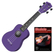 Classic Cantabile US-100 VT Ukulélé Soprano Violet Set incl. livret
