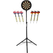 Stagecaptain DBS-1715C BullsEye Champion Dartscheibe + Standaard Set Zwart