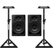 Pioneer DJ DM-40D-BT Studiomonitor 4" Paar Set