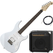 Yamaha Pacifica 012 VW White Guitare Électrique Set AK20GR
