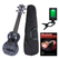 Classic Cantabile BeachBuddy Black Beauty Ukulele Set incl. Tuner and School