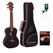 Ortega RUEB-CC Ebony Concert Ukulele Set