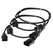 Pronomic IECIEC-1,0 Câble d’Extension Alimentation 1,0m Lot de 3