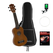 Conjunto Dimavery UK-200 Ukulele Soprano Marrón