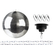 Showgear Professional Mirror Ball 30 cm Set