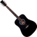 Classic Cantabile WS-10BK-LH Westerngitarre schwarz Linkshänder-Modell