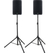 Pronomic C-212 MA 12" Actieve Speaker 2000 Watt Statief Set