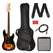 Squier Affinity Precision Bass PJ LRL 3-Color Sunburst Pack