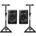 Pioneer DJ DM-40D Schwarz Paar Set