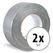 Stagecaptain DT-4850G-PRO Fabric Tape Gaffa Tape 50m 2-Pack Gray