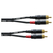 Cordial CFU 3 CC Cinch/Phono Cable 3 Meter Pair