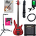 Ibanez SR300EB-CA E-Bas Candy Apple Starter Set