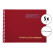 Helbling BMR15 Livre de Marche rouge 15 pochettes Set de 5