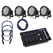 Showlite FLP-144 Scheinwerfer 4 x Set incl. DMX Controller & Kabel