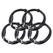 Pronomic Stage INST-A-3 Instrument Cable Right-Angle Plug 3 m Black 5x Set
