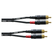 Cordial CFU 1.5 CC Cinch Cable 1.5 m Black
