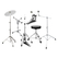 XDrum HP-SSP5S Hardware Pack 6-teilig