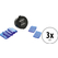 RTom Moongel Damper Pads blau 3er Pack
