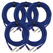 Pronomic Trendline INST-6B Instrument Cable 6m Blue 5x Set