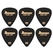 Ibanez PA14HSG-BK Plectra Grip Wizard Sand Heavy - 6 Stuks