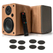Vulkkano A4 ARC Altavoces Activos marrón Set Oehlbach