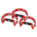 Set De 3 XDrum TM-1 Pandereta De Mano Roja