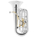 Classic Cantabile  KT-30SR MardiBrass Kunststoff Bb-Tuba Silber